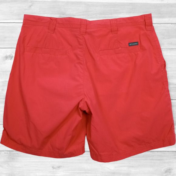 Columbia‎ Men's Coral Cotton Washed Out Chino Shorts Size 36 - Picture 6 of 10